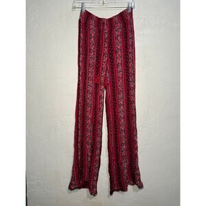 Mudd floral paisley print pants‎ womens medium boho chic bohemmian hippie y2k